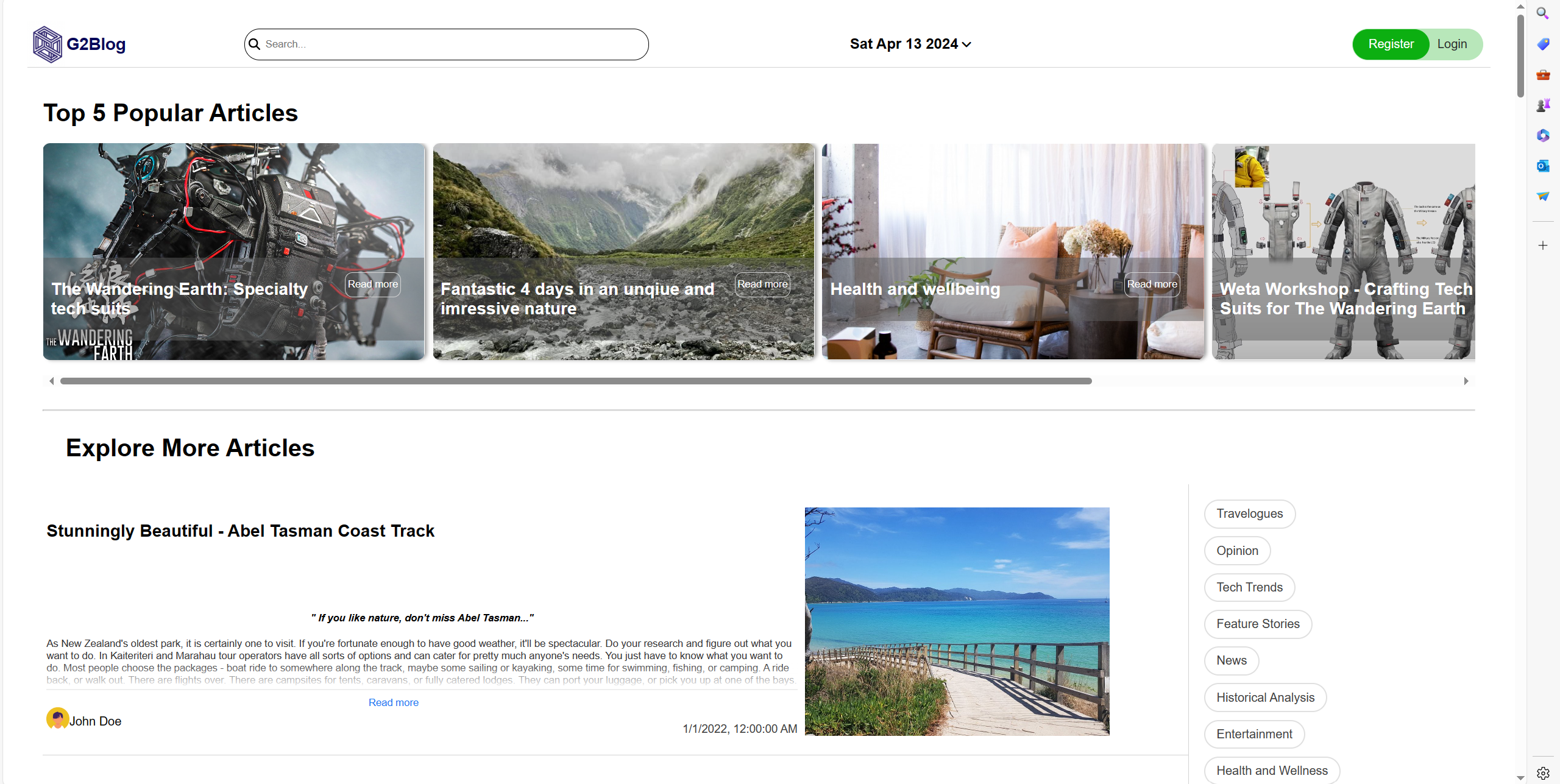 Blog Web App